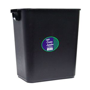 Bote Para Basura Jumbo 26L Negro Rectangular 306.8025Ne
