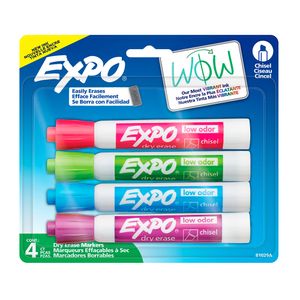 Marcador Para Pizarron Fashion Con 4 Expo 81029A