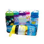 13738 - BOTELLA PLASTICO DECORADO 500ML