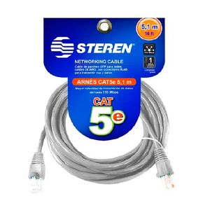 Cable De Red Ethernet En Arnes Cat5E 5.0M,Steren 358-5140V