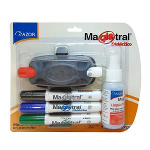 Marcador Para Pizarron Surtidos Con 4 Kit Magistral Didactico 301.8350-K