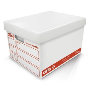 Caja Archivo Carta Plastica Ofix Cta Plast-Ofix