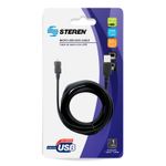 CABLE USB A MICRO USB STEREN 2MTS