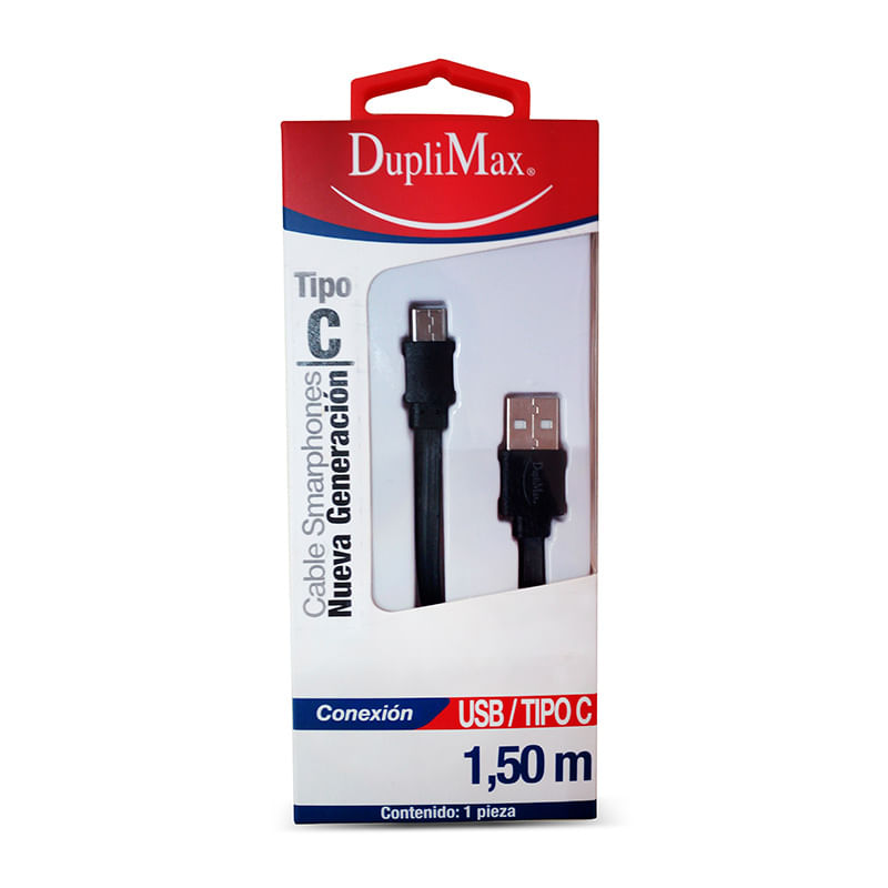 CABLE USB TIPO A 20  A USB TIPO C, 15M, COLOR NEGRO