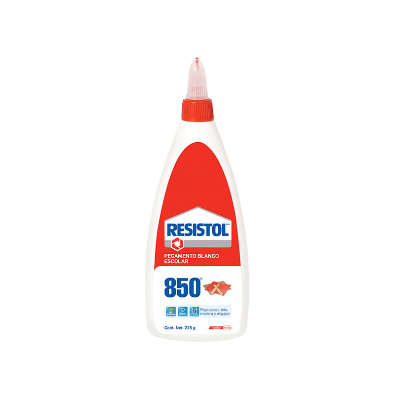 PEGAMENTO BLANCO RESISTOL 850 225GRS