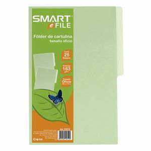 Folder Oficio Verde Con 25Pzas 23074