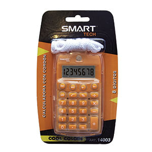 CALCULADORA BOLSILLO 8DIG CON CORDON COOL BLT