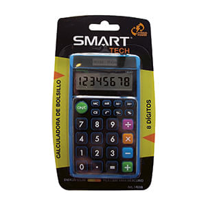 CALCULADORA BOLSILLO 8DIG HYBRID BLT