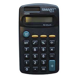 CALCULADORA BOLSILLO 8DIG PILAS THE BASIC