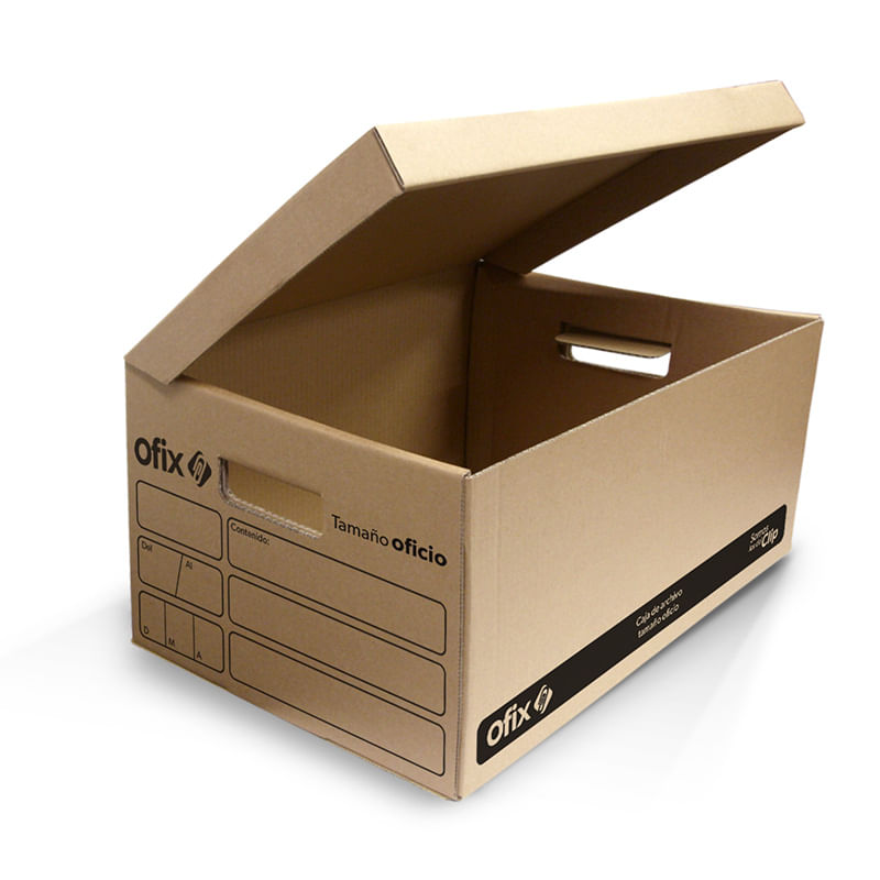 CAJA ARCHIVO OFICIO CARTON OFIX