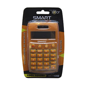 CALCULADORA BOLSILLO 8DIG SOLAR/PILAS NEON COOL COLORS BLT