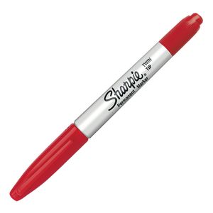 Marcador Permanente Doble Punta Rojo Sharpie 1805636