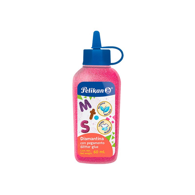 PEGAMENTO DIAMANTINA 60ML FUCSIA