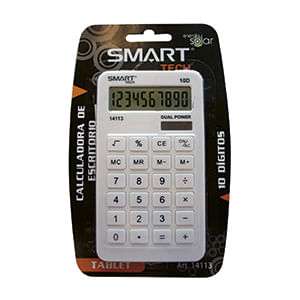 CALCULADORA ESCRITORIO 10DIG CHICA SOLAR/PILAS TABLET
