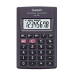 CALCULADORA BOLSILLO CASIO HL-4A-S 8DIG NEGRA