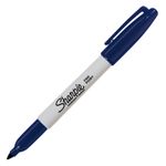 MARCADOR PERMANENTE FINO AZUL MARINO SINGLE
