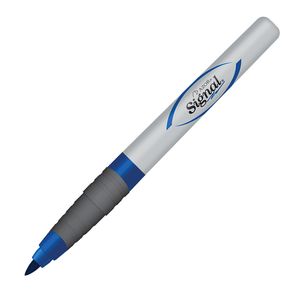 Marcador Permanente Fino Azul Signal 301.30003