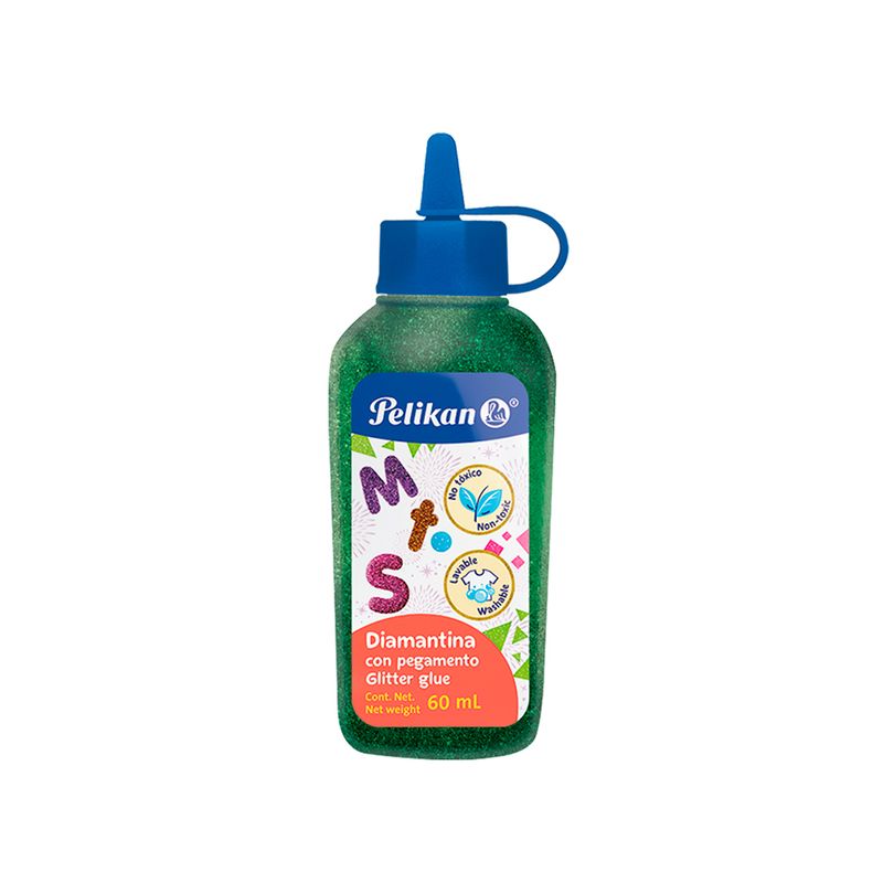 PEGAMENTO DIAMANTINA 60ML VERDE BANDERA