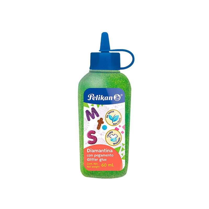 PEGAMENTO DIAMANTINA 60ML VERDE LIMON