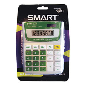 CALCULADORA ESCRITORIO 8DIG CHICA SOLAR/PILAS DUO COLOR