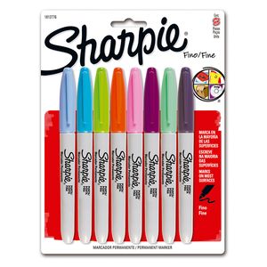 Marcador Permanente Fino Fashion Con 8 Sharpie 1812776