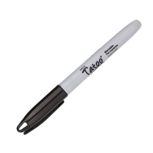 Marcador Permanente Fino Negro Tatoo Ptmrc0041
