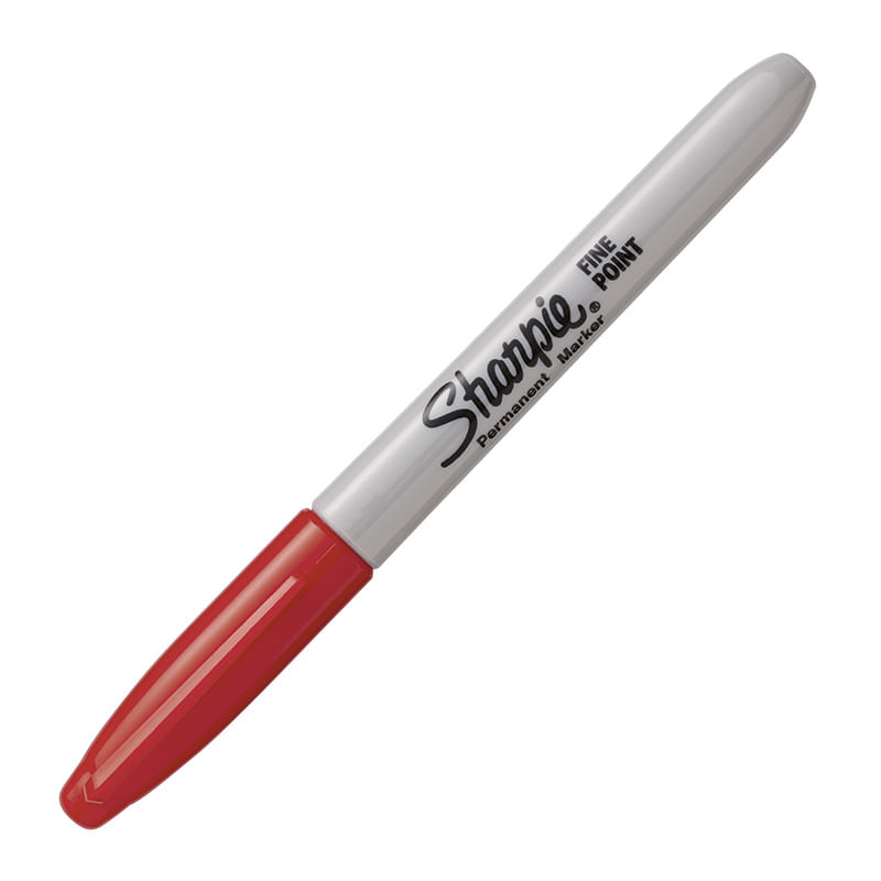 MARCADOR PERMANENTE FINO ROJO FUGAZ COLOR BURST SHARPIE
