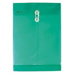 SOBRE BOLSA OFICIO CON RONDANA VERTICAL PLASTICO VERDE