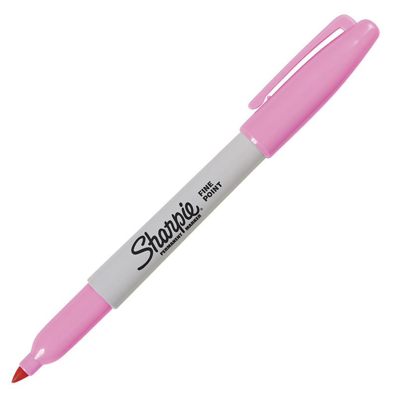 MARCADOR PERMANENTE FINO ROSA SINGLE