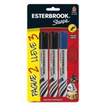 MARCADOR PERMANENTE GRUESO ESTERBROOK PAGUE 2 LLEVE 3
