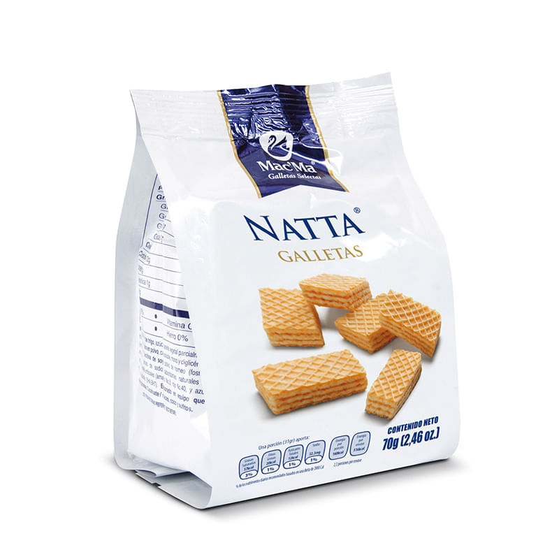 GALLETA MAC MA WAFER NATA 70G