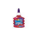 PEGAMENTO ROJO GLITTER GLUE 88ML SMARTY