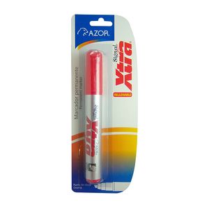Marcador Permanente Grueso Rojo Signal Xtra Blt 301.40102
