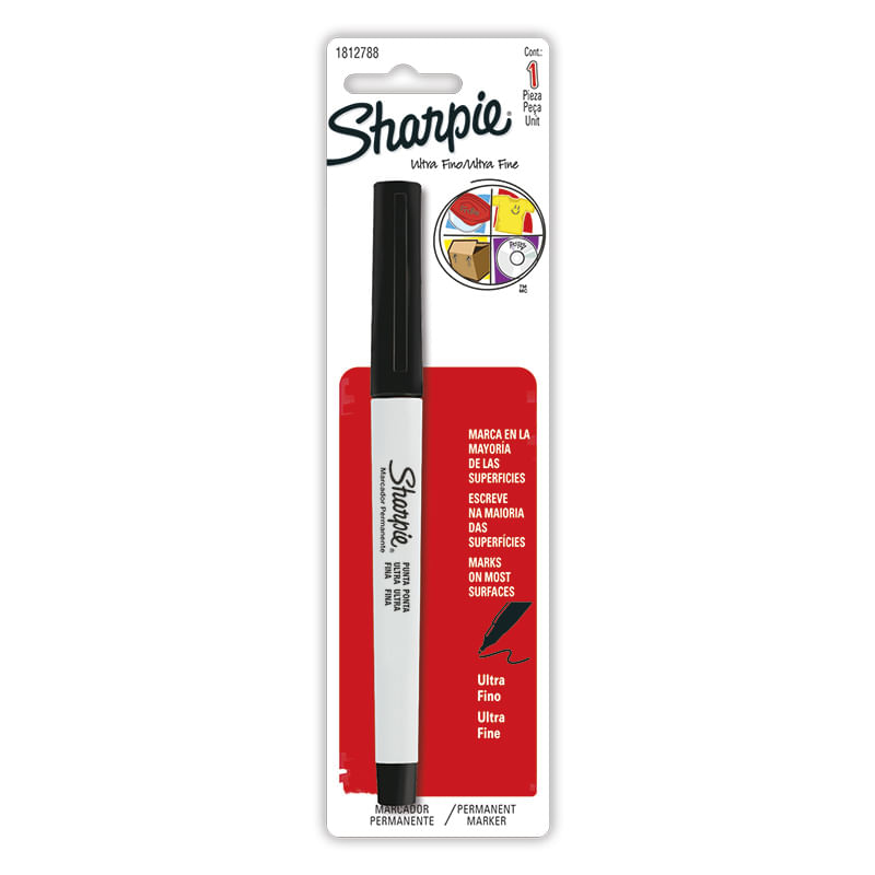 MARCADOR PERMANENTE ULTRAFINO NEGRO SHARPIE BLT