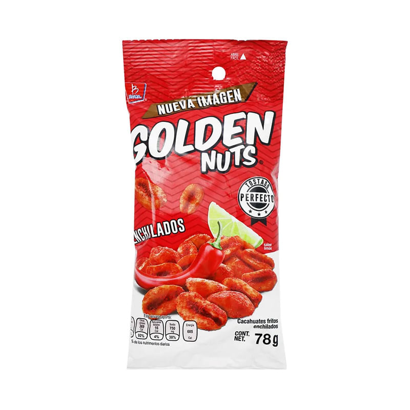 GOLDEN NUTS ENCHILADO 78 GR