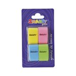 GOMA BORRAR COLORS MINI CON 4 BLT