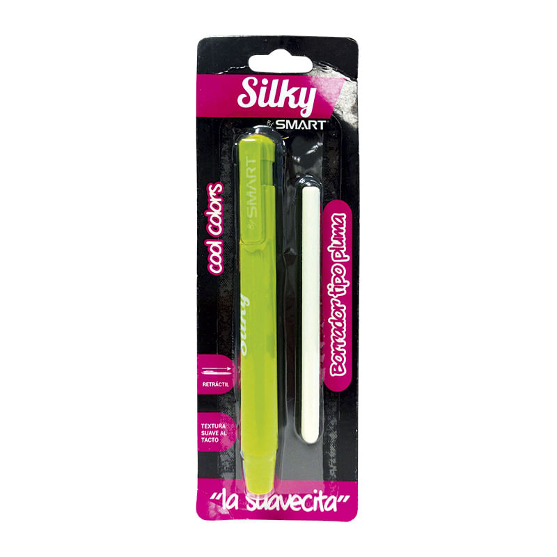 GOMA BORRAR TIPO PLUMA COOL COLORS BLT