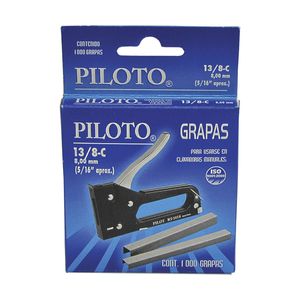 Grapa 13/8 Para Clavadora Con 1000Pzas 13/8-C
