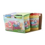 MASA MODELADORA ESTUCHE CON 4 COLORES BASICOS FUN KIDS