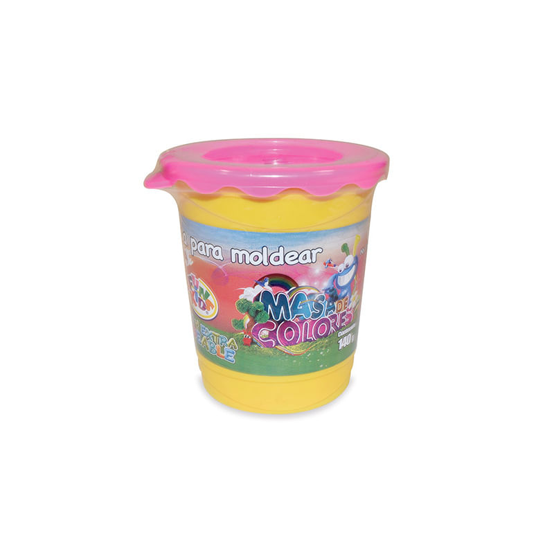 MASA MODELADORA ROSA NEON FUN KIDS 140GR