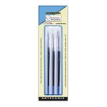 PINCEL PLASTICO ARTISTICO PUNTA RED CON 3 (No1-3-5) AZUL BLT