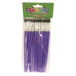 PINCEL PLASTICO No1 PUNTA RED CON 25 BLT