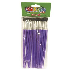 Pincel De Plastico Escolar Redondo No. 1 Con 25 Smarty 34001
