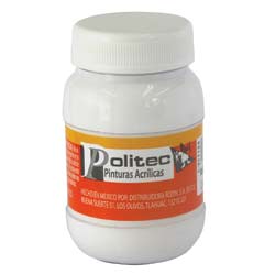 PINTURA ACRILICA POLITEC 100ML BLANCO TITANIO