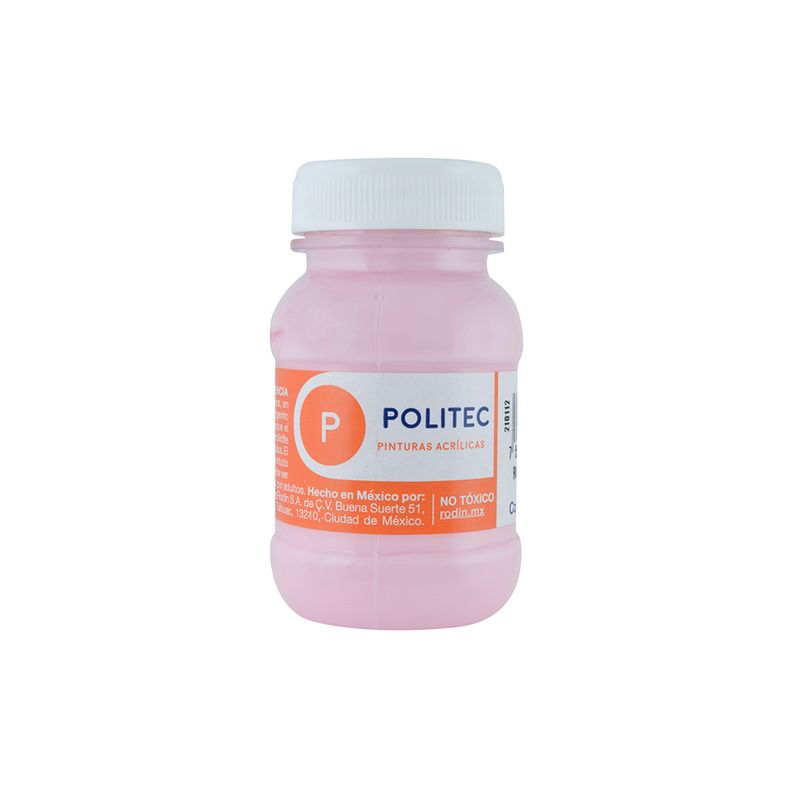 PINTURA ACRILICA POLITEC 100ML ROSA PASTEL