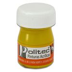 PINTURA ACRILICA POLITEC 20ML AMARILLO MEDIO