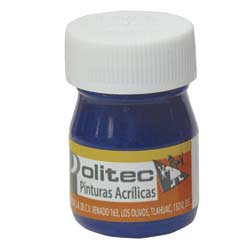 PINTURA ACRILICA POLITEC 20ML AZUL COBALTO