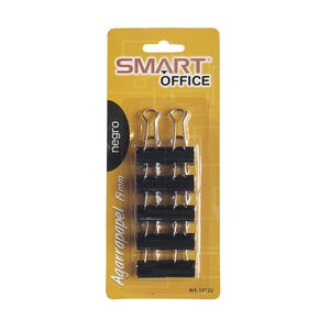 Sujeta Documentos 19Mm Negro Blt Con 10Pzas 15122