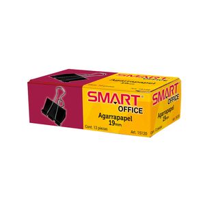 Sujeta Documentos 19Mm Negro Con 12Pzas 15120