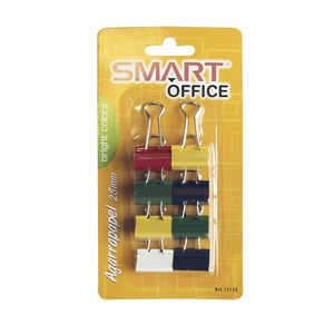 Sujeta Documentos 25Mm Colores Ultra Blt Con 8Pzas 15133